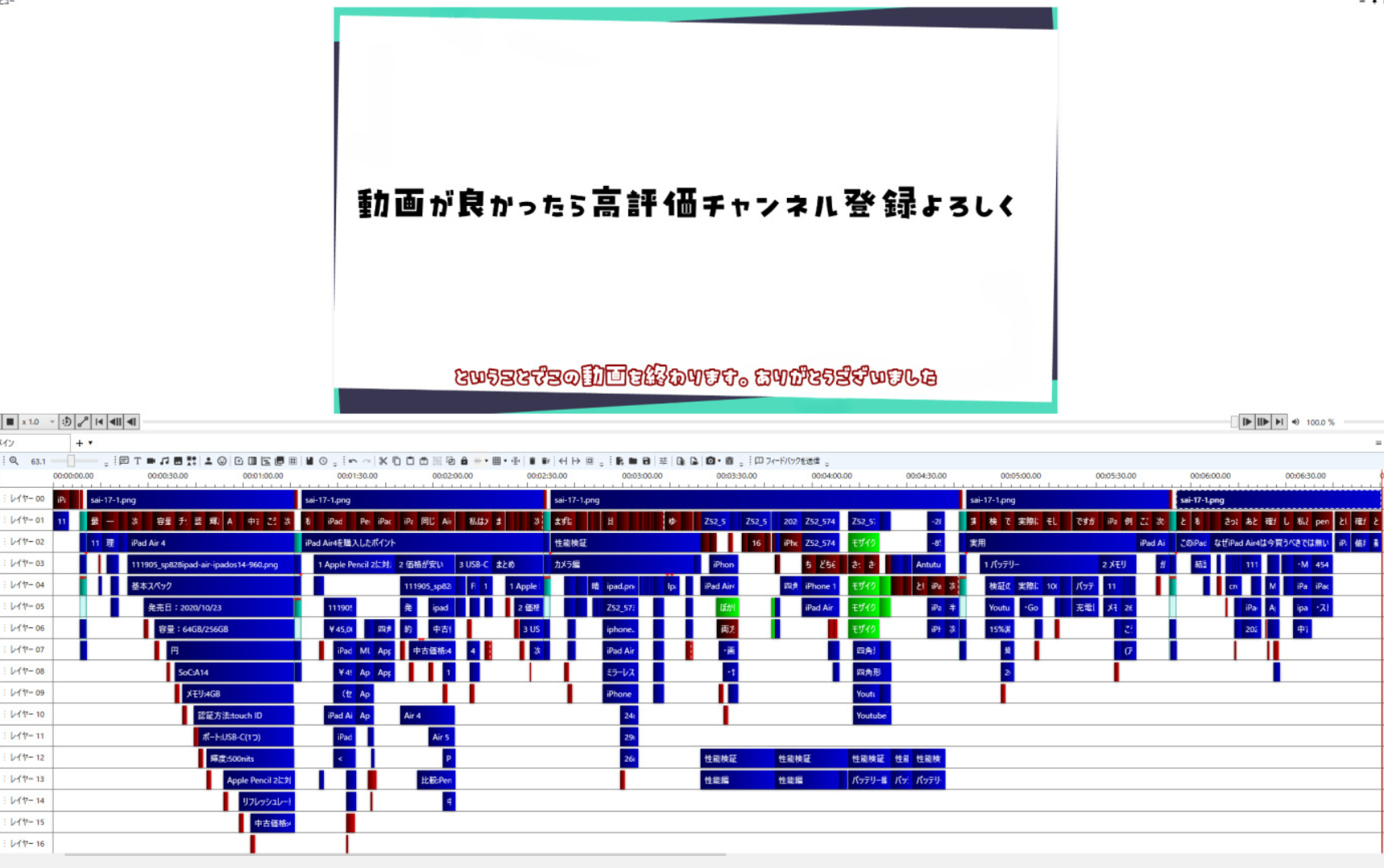 動画編集